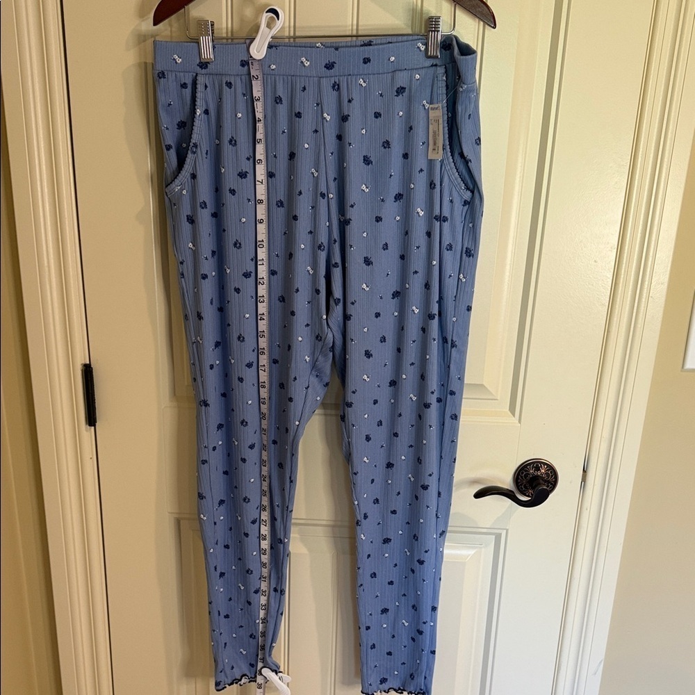 NOBO (No Boundaries) Blue Floral Pyjamas - Picture 11 of 14